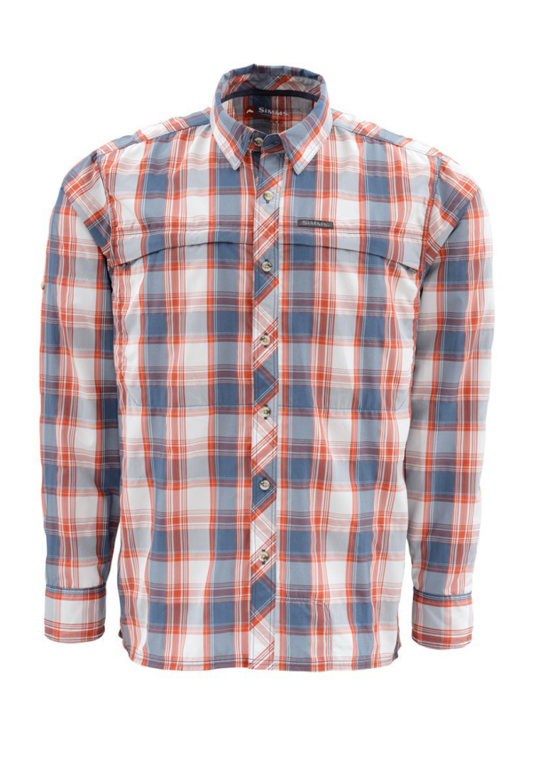 Simms Stone Cold Shirt Indigo Plaid Simms Stone Cold Shirt Indigo Plaid